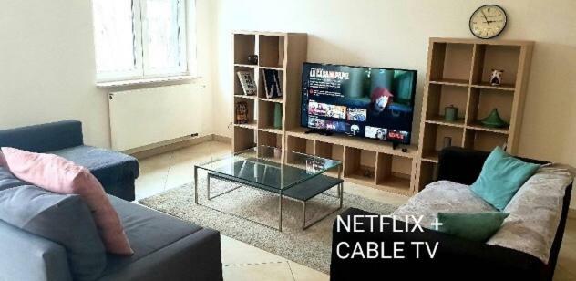 Modern 100M2 Flat 2Mn Walking From Train Station In City Center, Free Parking -2A Leilighet Luxembourg Eksteriør bilde